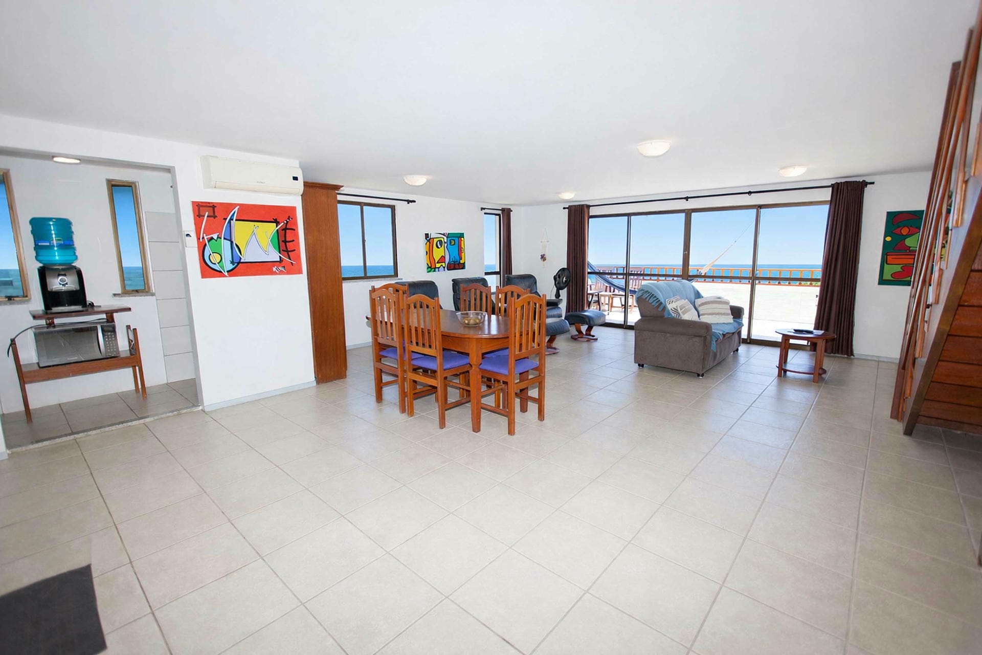Área de lounge da penthouse