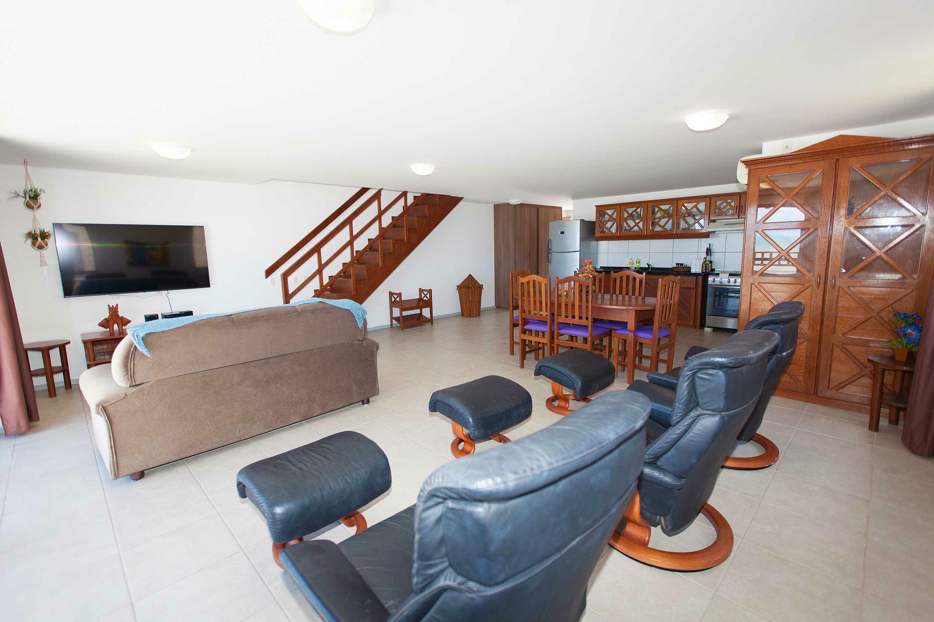 Área de lounge da penthouse